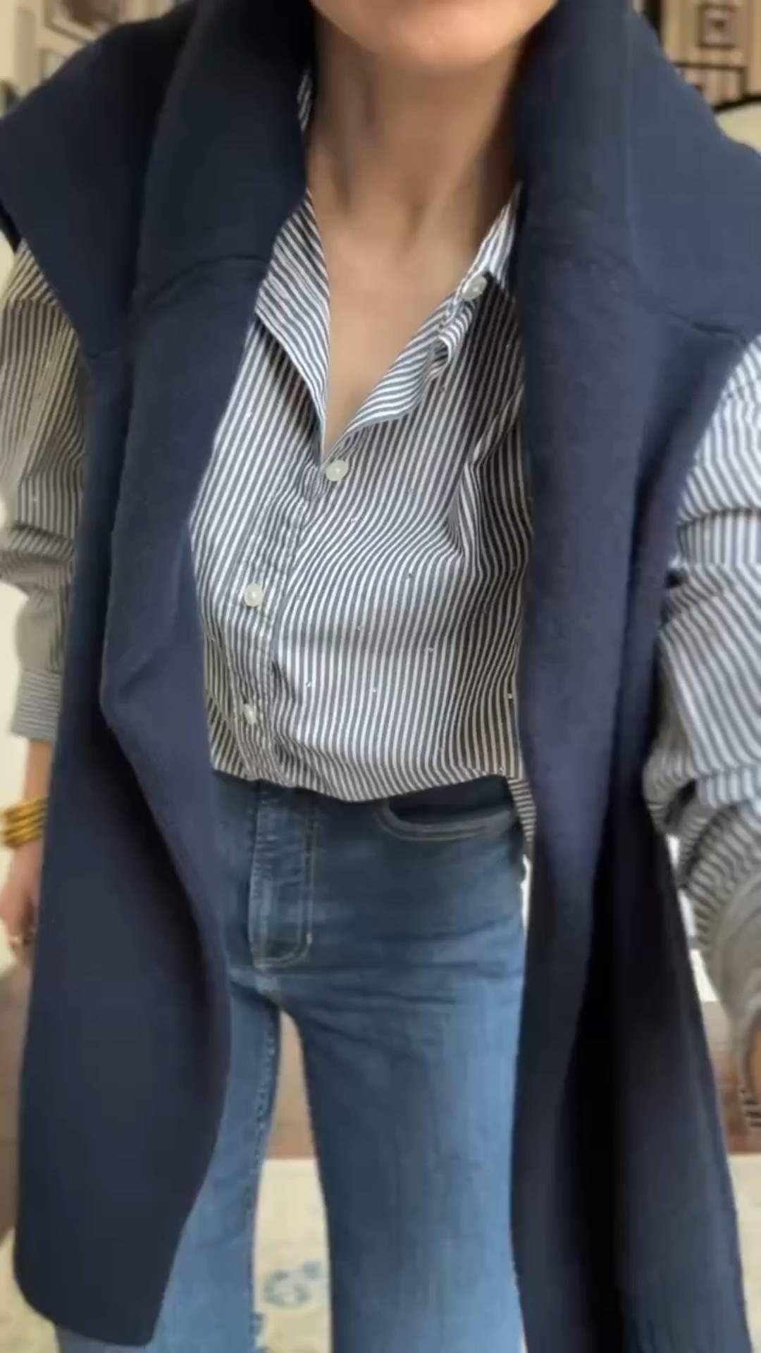 Love the classic look of this outfit! @oldnavy @Spanx @onequince @Target 