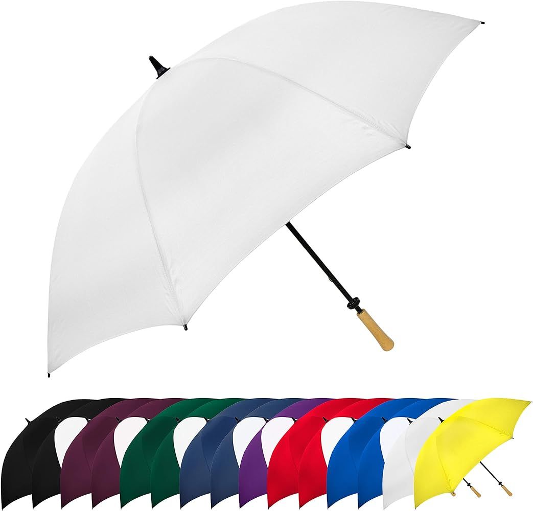 STROMBERGBRAND UMBRELLAS Large Golf Windproof Umbrella 62 Arc Size for Men & Women Manual Opening... | Amazon (US)