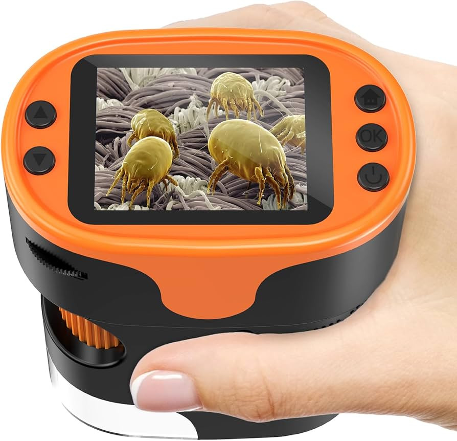 1000X Handheld Digital Microscope for Kids - 4K 2.0" Screen, Rechargeable Mini Labster Portable P... | Amazon (CA)