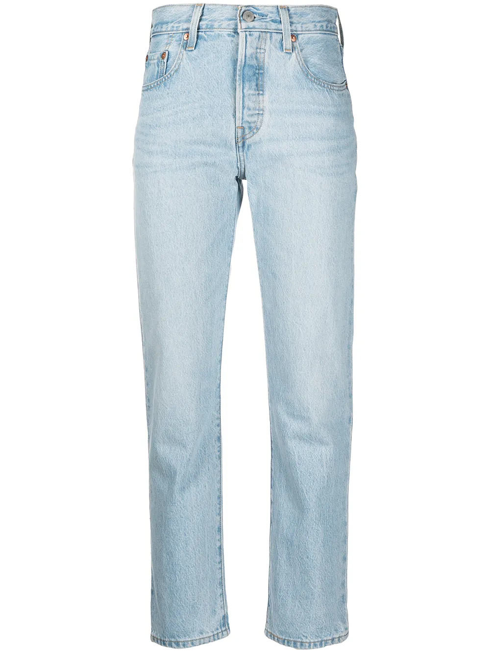 Levi's mid-rise straight-leg Jeans - Farfetch | Farfetch Global