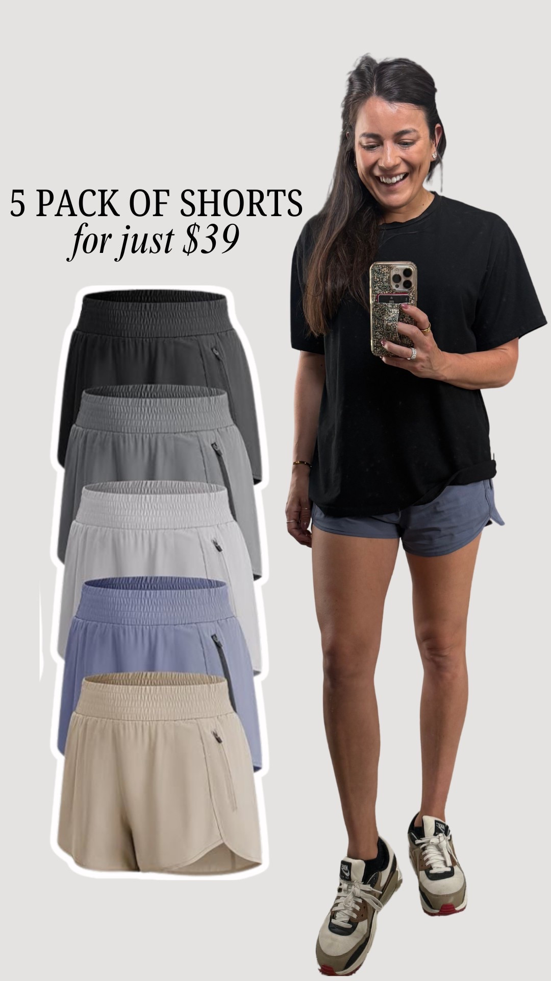 Super affordable 5 pack of athletic shorts! I’m wearing my TTS medium. 

#LTKStyleTip #LTKActive