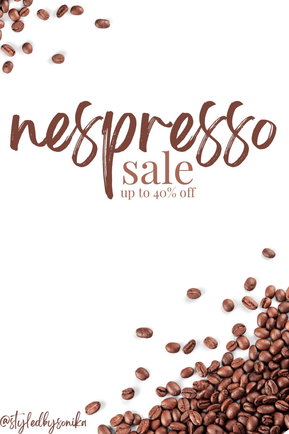 Nespresso sale 

#LTKCyberweek #LTKhome #LTKsalealert