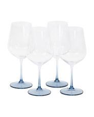 Set Of 4 Gianna Ombre Red Wine Glass | TJ Maxx