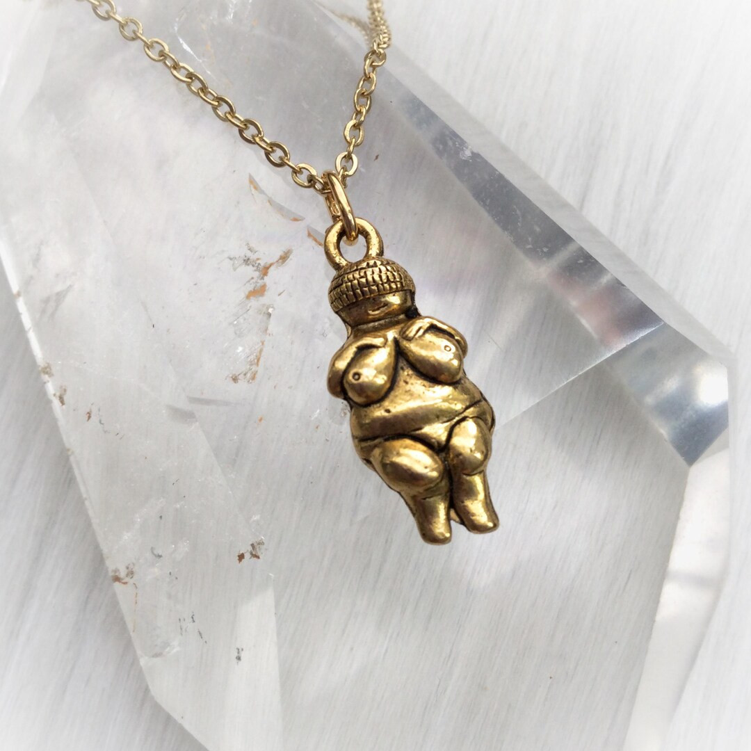 Venus De Willendorf Goddess Necklace: Long or Short Chain - Etsy | Etsy (US)