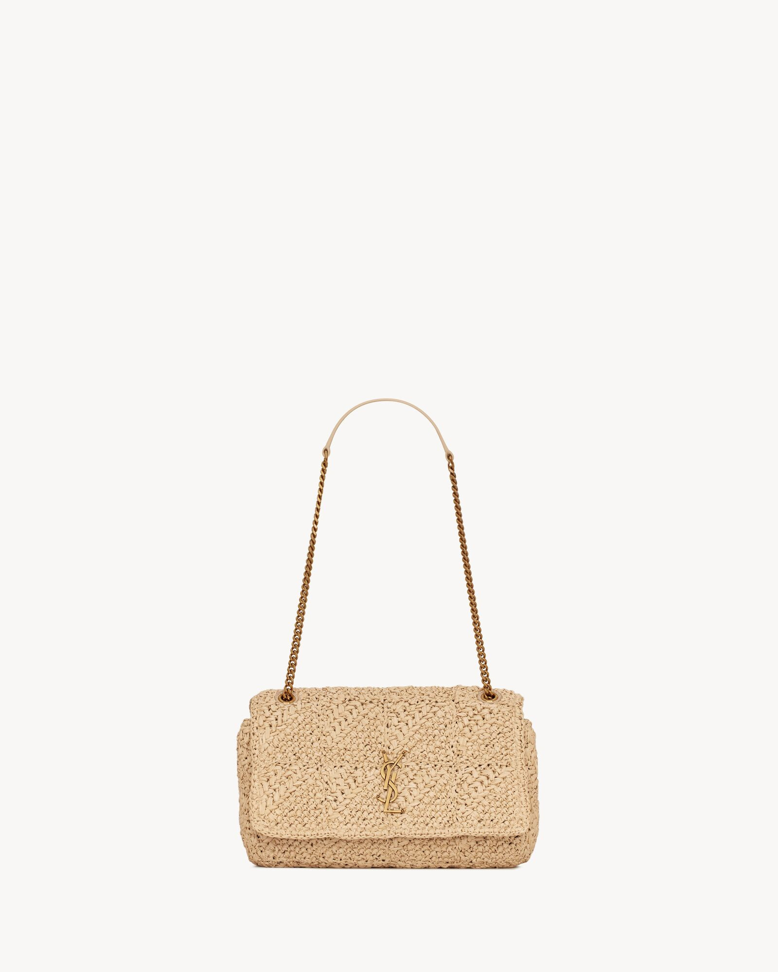 FLAP BAG WITH SNAP TAB, A MAIN COMPARTMENT AND sliding chain. | Saint Laurent Inc. (Global)