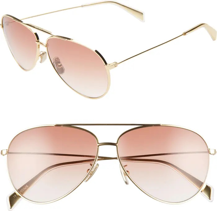 CELINE 59mm Aviator Sunglasses | Nordstrom | Nordstrom
