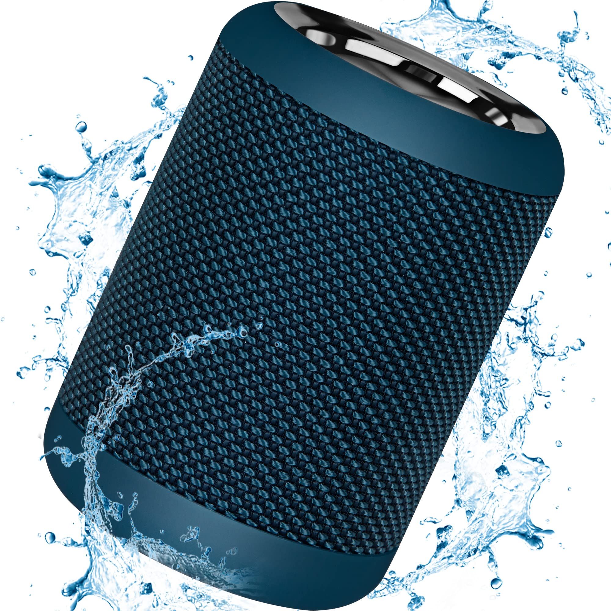 MAWODE T10 Portable Bluetooth Speakers, ABS Materials IPX5 Waterproof Dual Pairing Fabric 8 Hours Pl | Amazon (US)