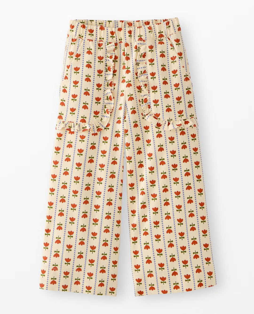 Twill Wide Leg Pants | Hanna Andersson