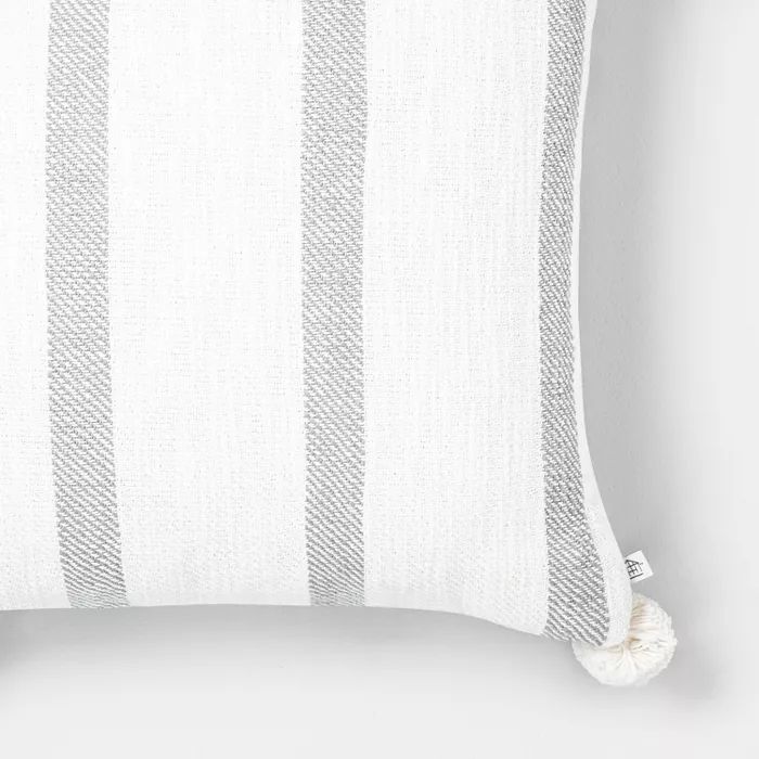 18" x 18" Bold Stripe Pillow - Hearth & Hand™ with Magnolia | Target