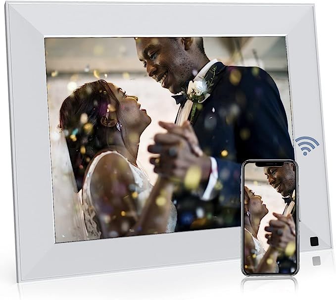BSIMB Smart WiFi Digital Picture Frame, Electronic Photo Frame with IPS Touch Screen, 32GB Intern... | Amazon (US)