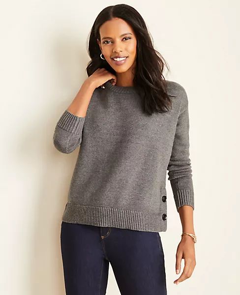 Side Button Sweater | Ann Taylor | Ann Taylor (US)