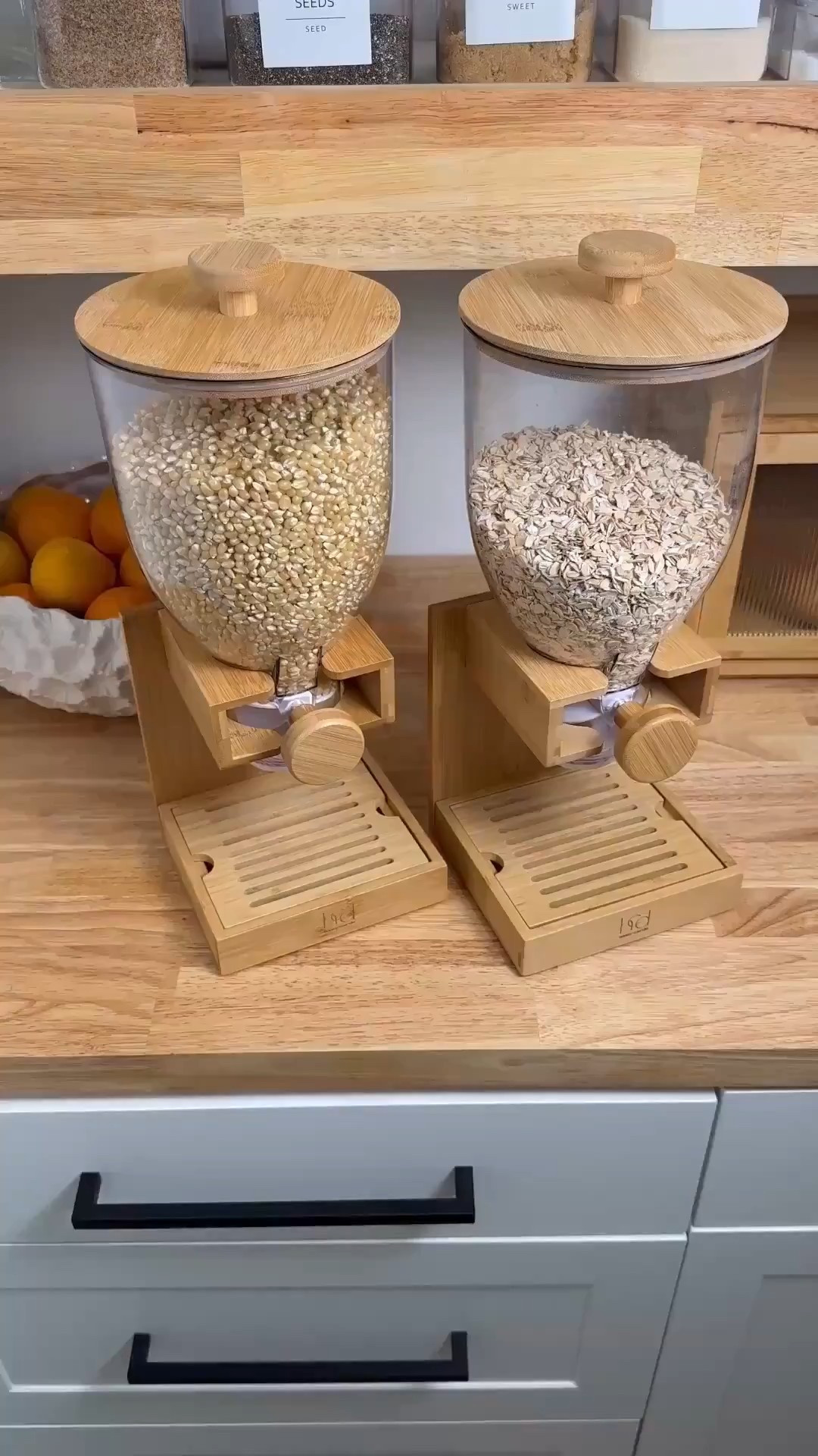Love these storage dispensers! They are so beautiful to have 🤎

Home
Storage solutions 
Food dispensers 




#LTKHome #LTKWatchNow #LTKStyleTip