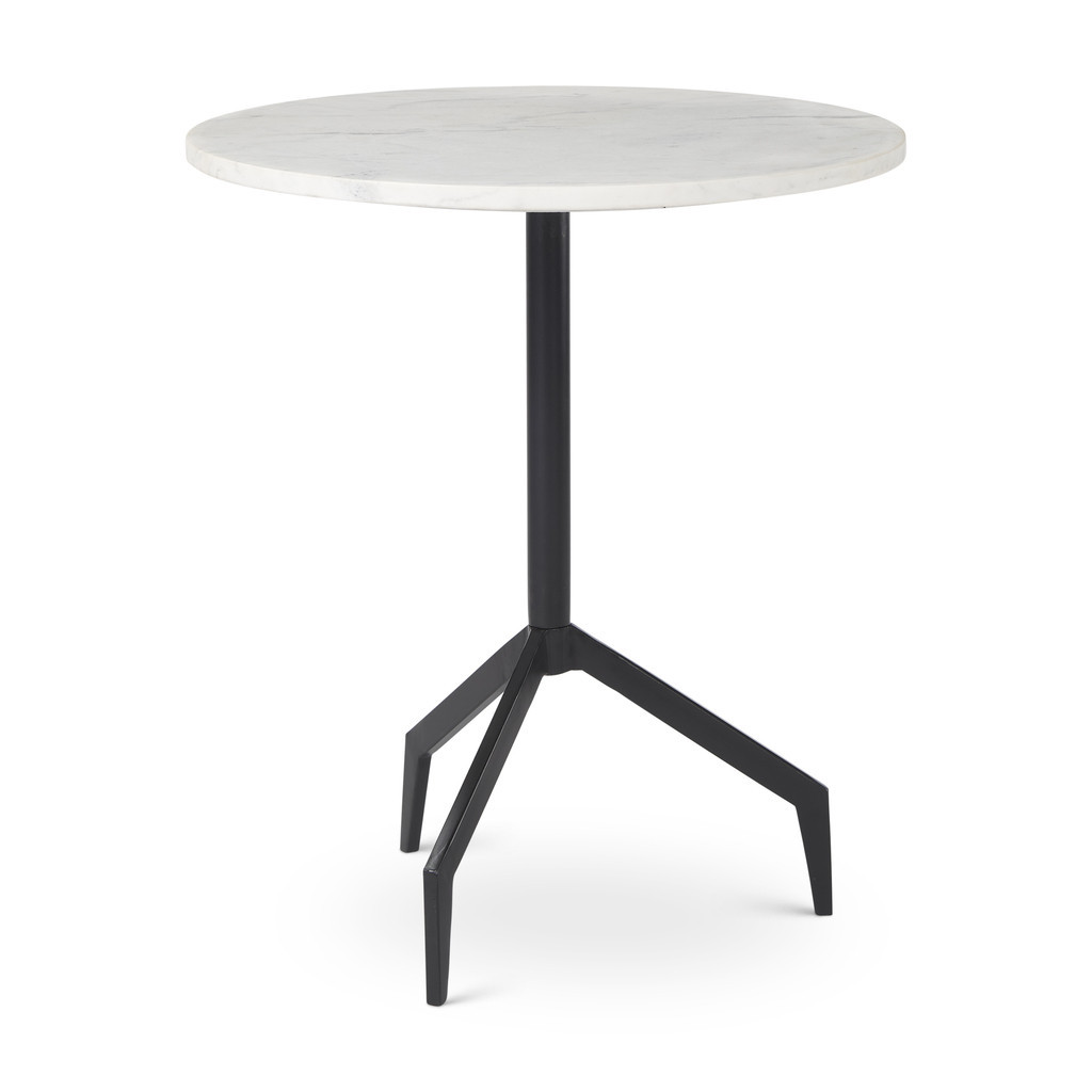 Serre Accent Table In Black and White | 1stopbedrooms