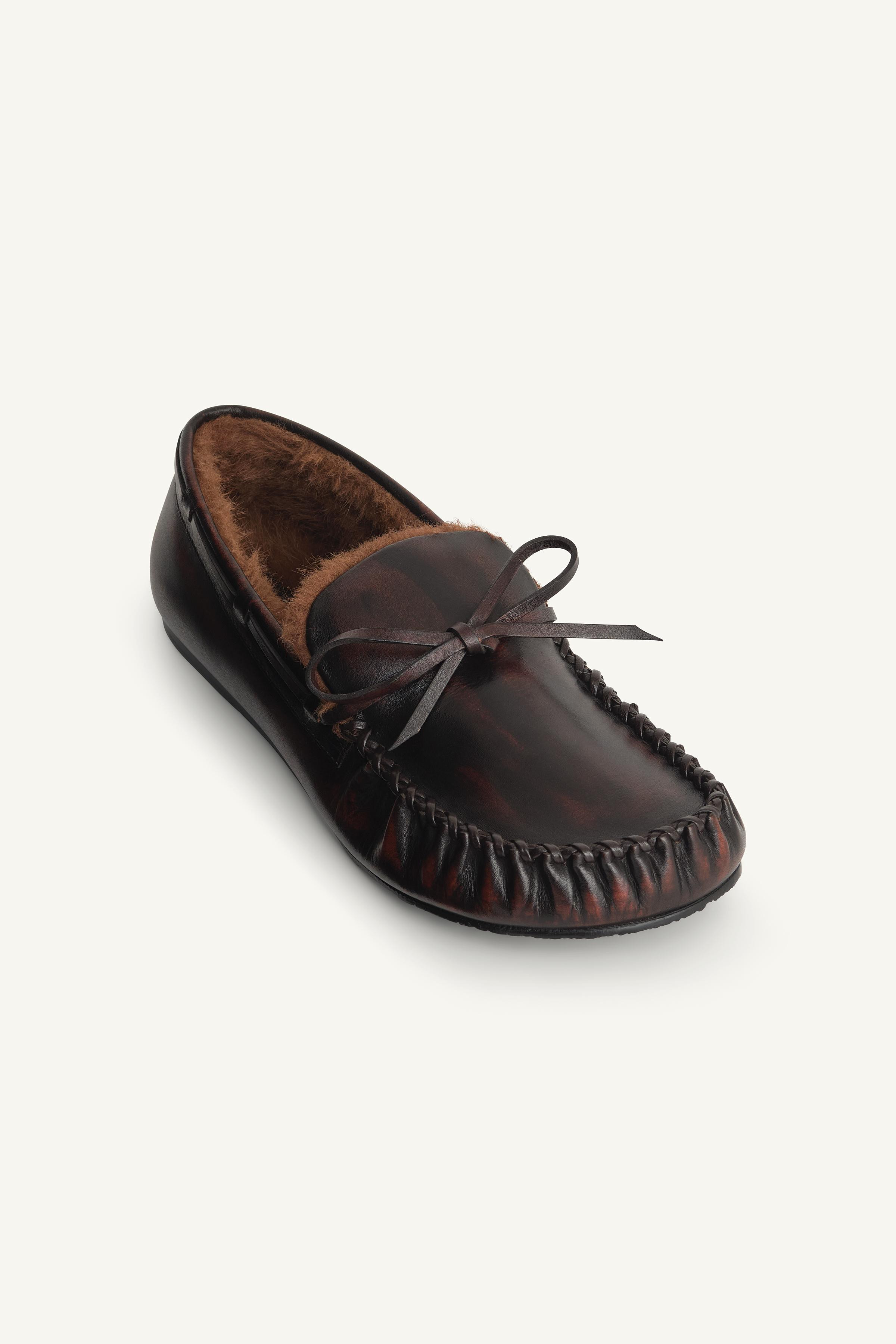 LIMITED EDITION LEATHER LOAFERS | Zara US