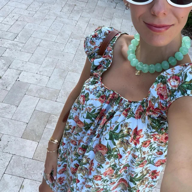 Joan Semi-Precious Necklace - Green Jade | BaubleBar