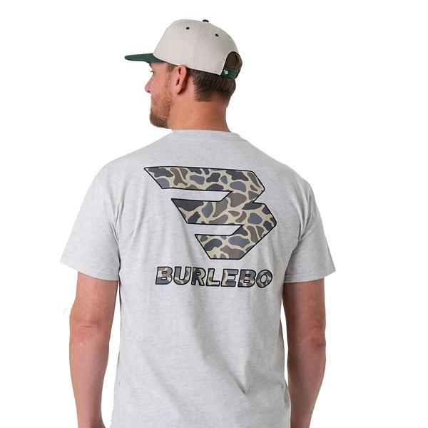 Men's Burlebo Flying B T-Shirt 2XLarge Ash Grey | Scheels