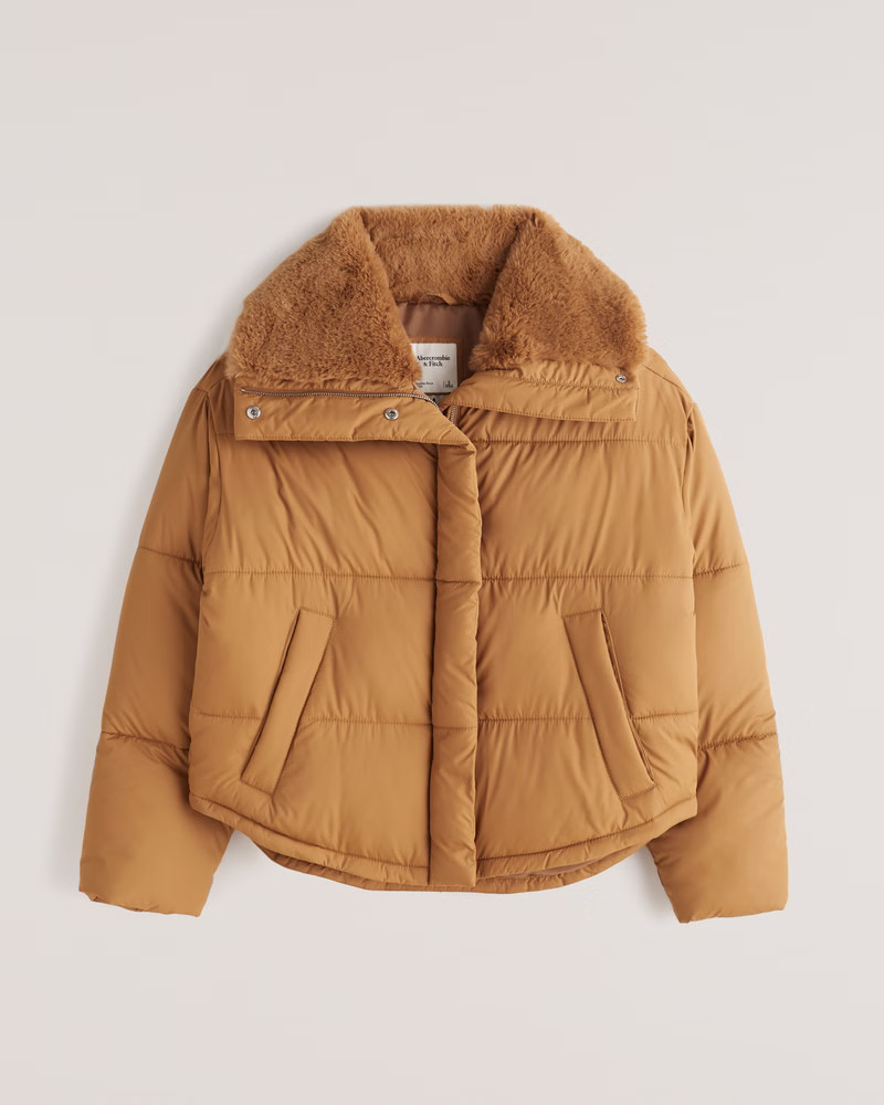 A&F Elevated Mini Puffer | Abercrombie & Fitch (US)