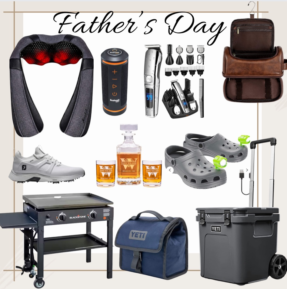 Fully loaded Dad Package 
Something for everyone. It’s always so hard to get something for Dad when they have everything. Or they can just get it themselves. Not this year! I think the crocks with the light on it is my person favorite hah hope this helps. #dadgifts #fathersday 

#LTKmens