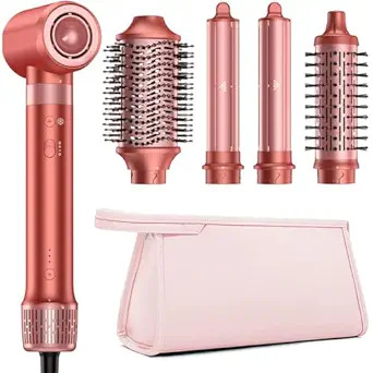 Hot Air Styler & Hair Styler- High-Speed Hair Blow Dryer Brush, Fast Drying No Heat Damage Multi-... | Amazon (US)