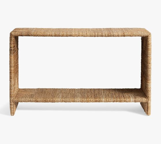 Malibu Woven Console Table (50") | Pottery Barn (US)