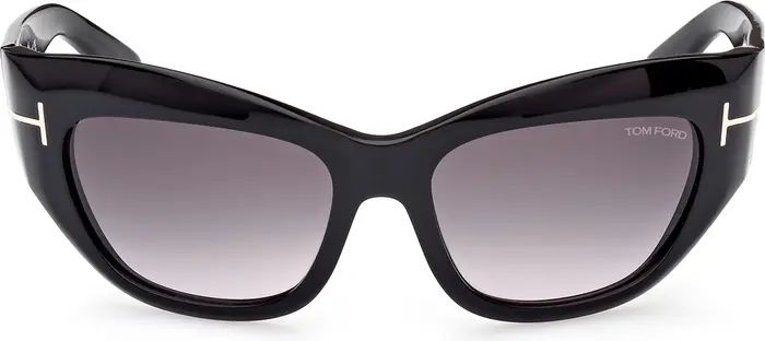 Brianna 55mm Gradient Cat Eye Sunglasses | Nordstrom Rack
