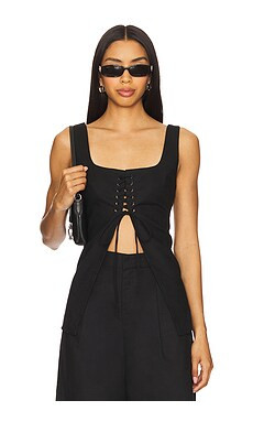 SNDYS Osten Top in Black from Revolve.com | Revolve Clothing (Global)