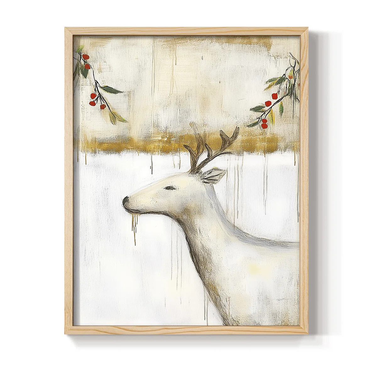 Christmas Holiday Art DCCXLVII Framed Print - Solid Wood | Wayfair North America