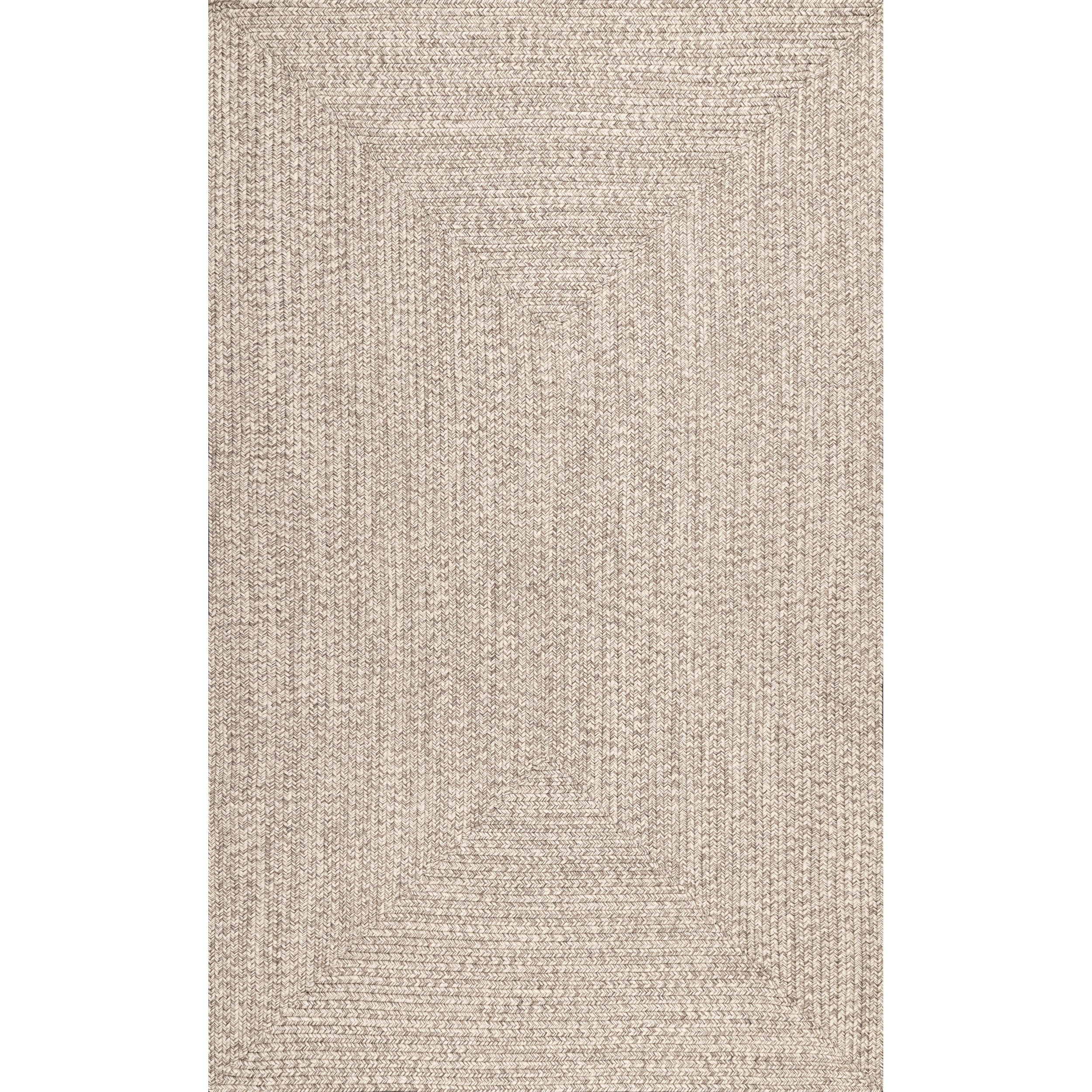 nuLOOM Wynn Braided Indoor/Outdoor Accent Rug, 2' x 3', Tan | Walmart (US)