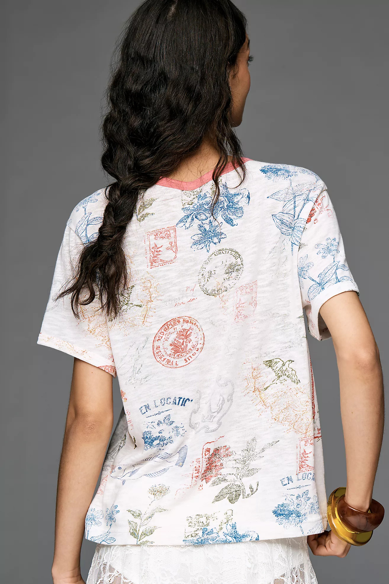 Pilcro Short-Sleeve Graphic T-Shirt | Anthropologie (US)