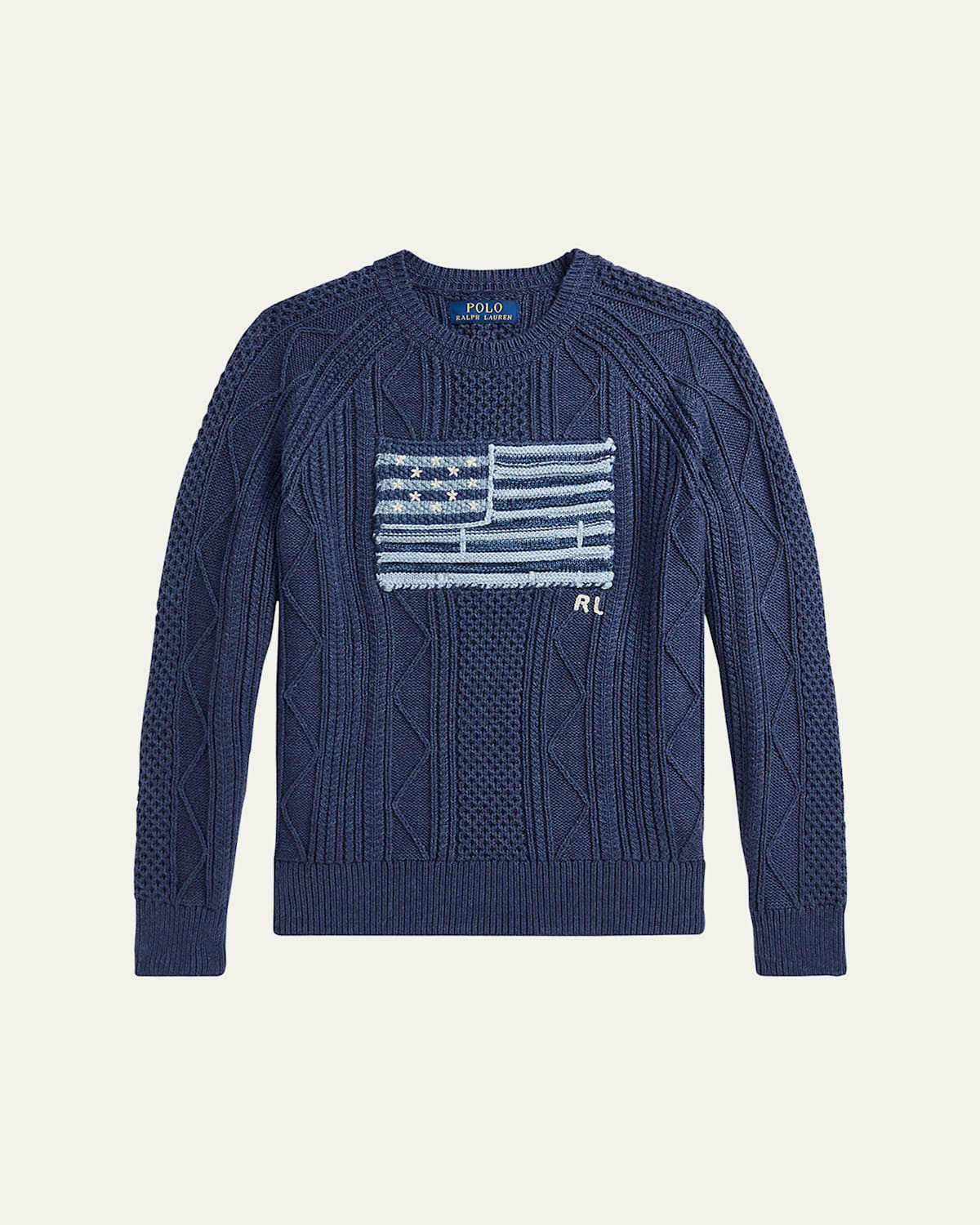 Boy's Cotton Faded Flag Sweater, Size S-XL | Bergdorf Goodman