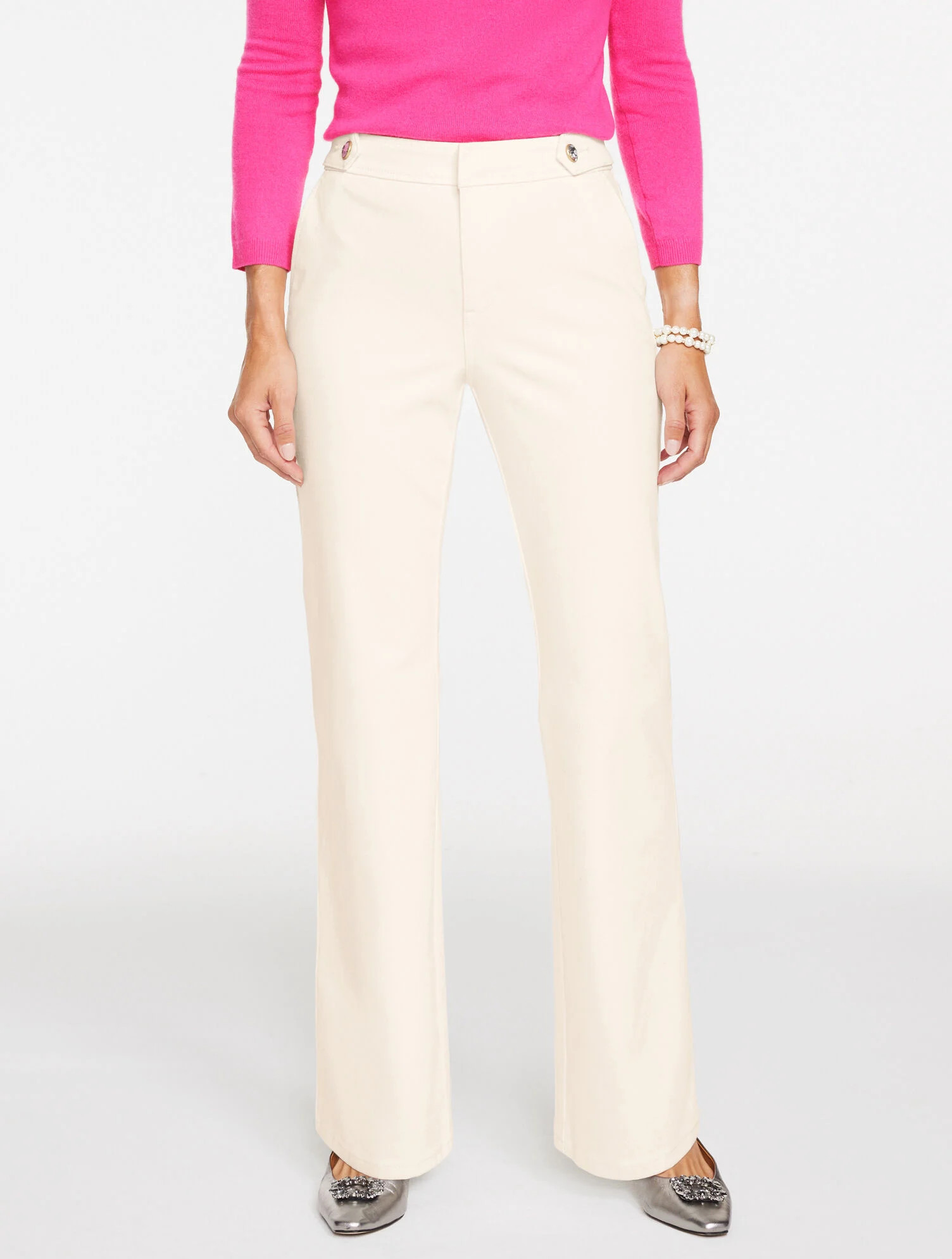 Flare Leg High Waist Jeans | Talbots