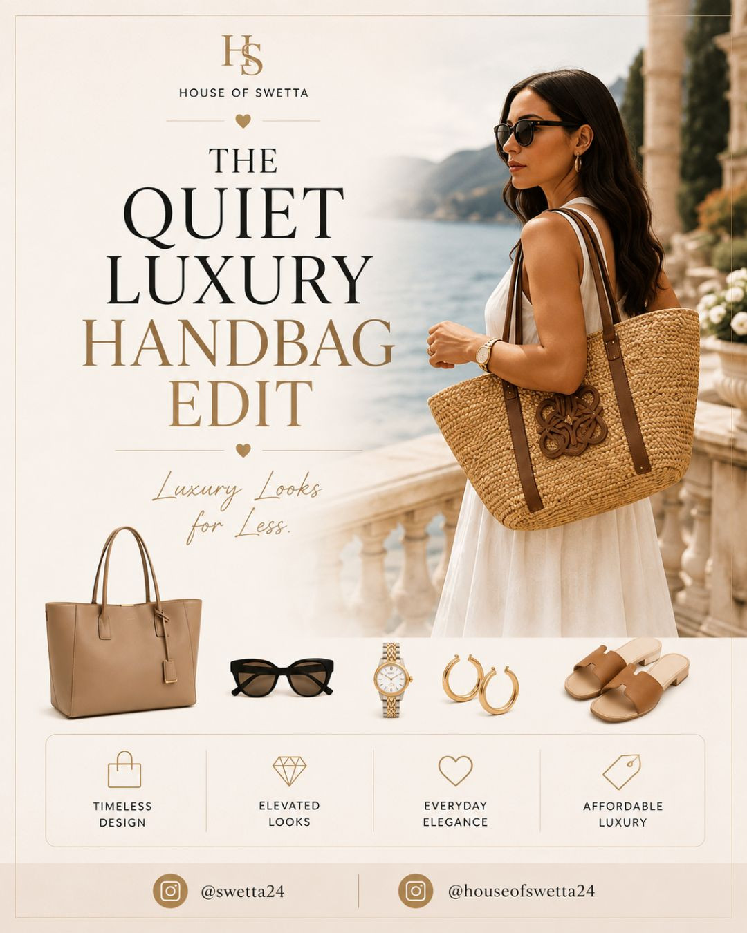Classic silhouettes. Elegant finishes. Endless styling possibilities.

These are the bags I love for everyday wear, travel, brunch, work, and evening plans—timeless pieces that make every outfit feel more elevated.

✨ Every handbag featured is linked here on my LTK.

Which one is your favorite? 🤍 

 #LTKvlog #LTKSeasonal #LTKTravel