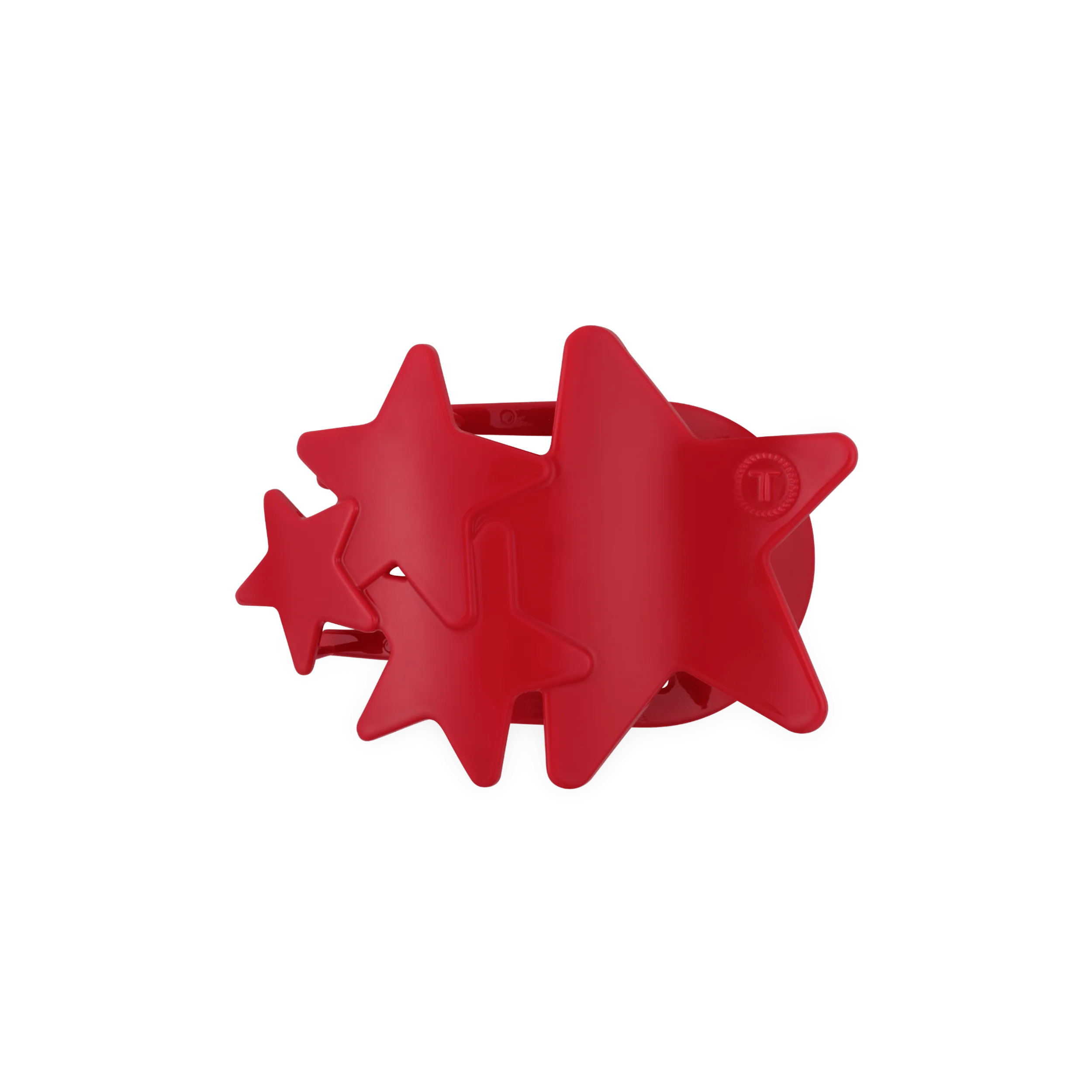 Red Shooting Star Medium Flat Hair Clip | TELETIES