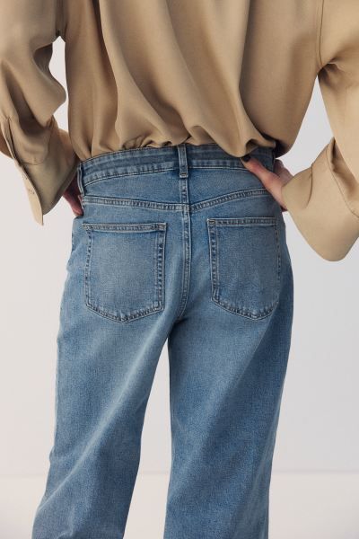 Wide High Ankle Jeans | H&M (US + CA)