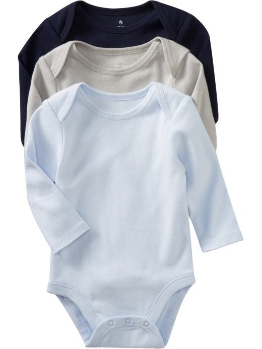 Old Navy Bodysuit 3 Packs For Baby Size 0-3 M - Boy gray combo | Old Navy US
