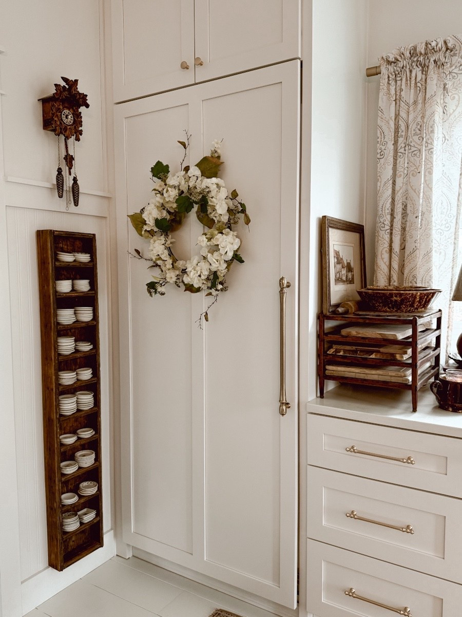 This is the Spring faux floral Wreath that we just hung in our kitchen. There is one on either side of our kitchen, and it is a nice reminder that Spring will be here before we know it! 

#LTKHome #LTKSeasonal #LTKFindsUnder100