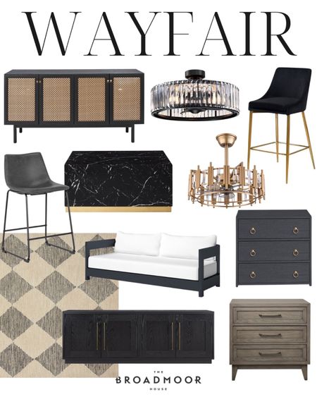 Wayfair, home decor, living room, living room furniture, coffee table, counter stool, bar stool, nightstand, side table, chandelier, ceiling fan, console , media console 

#LTKstyletip #LTKFind #LTKhome