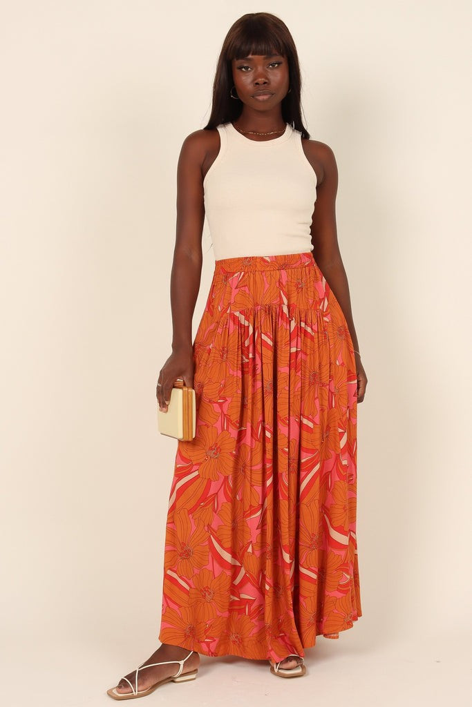 Thalia Skirt - Rust | Petal & Pup (US)