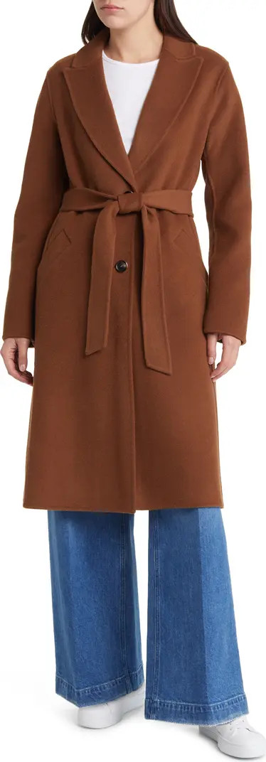 Belted Wool Blend Coat | Nordstrom