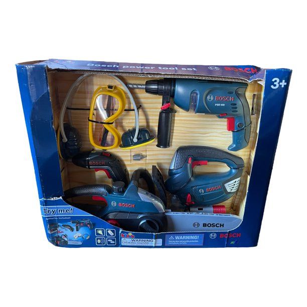 Bosch Klein Large Power Tool Set, Kids Play Toy, Batteries Included | Walmart (US)