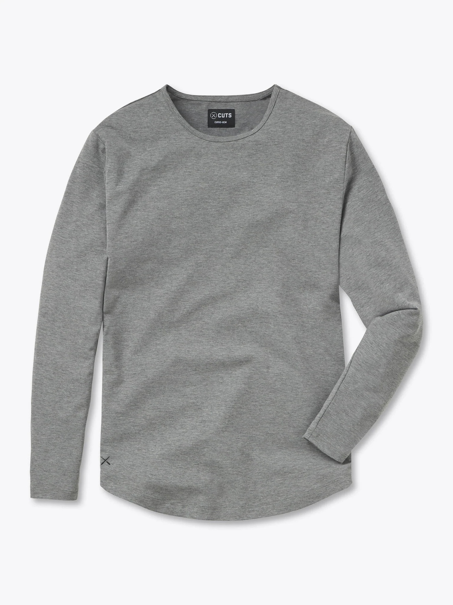 AO Long Sleeve Curve-Hem Tee | Cuts Clothing