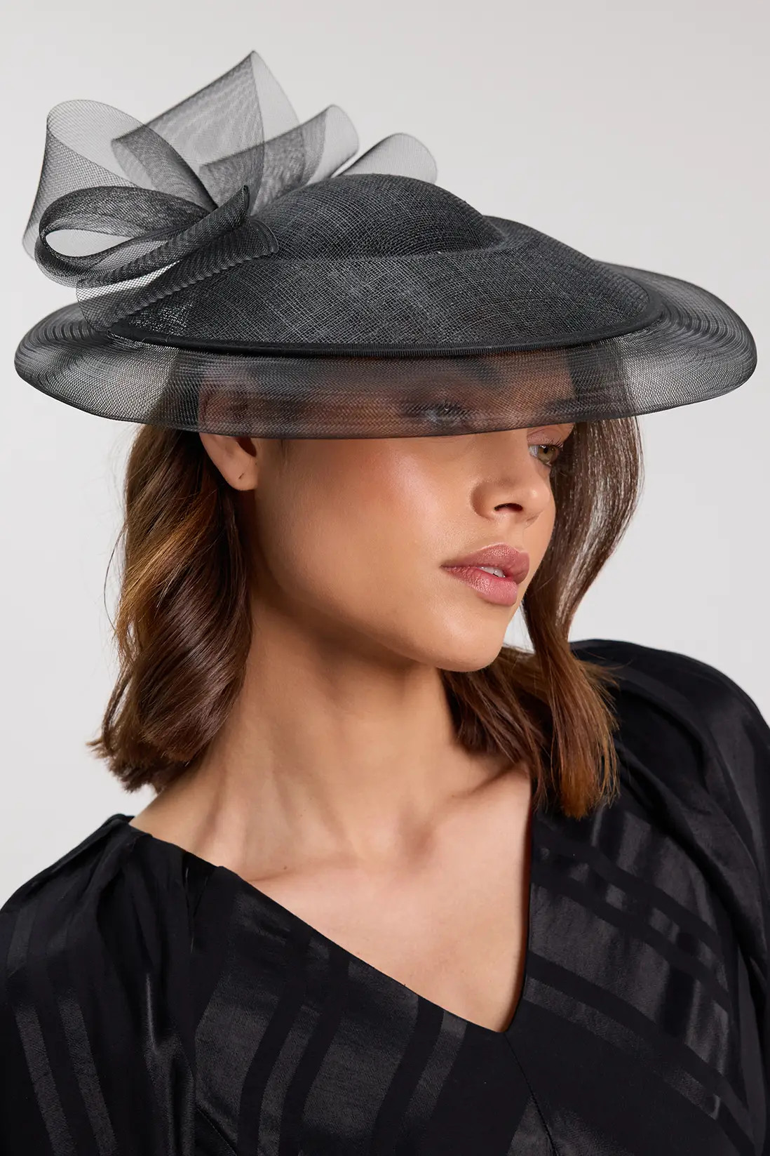 Sheer Edge Loop Detail Fascinator | Karen Millen