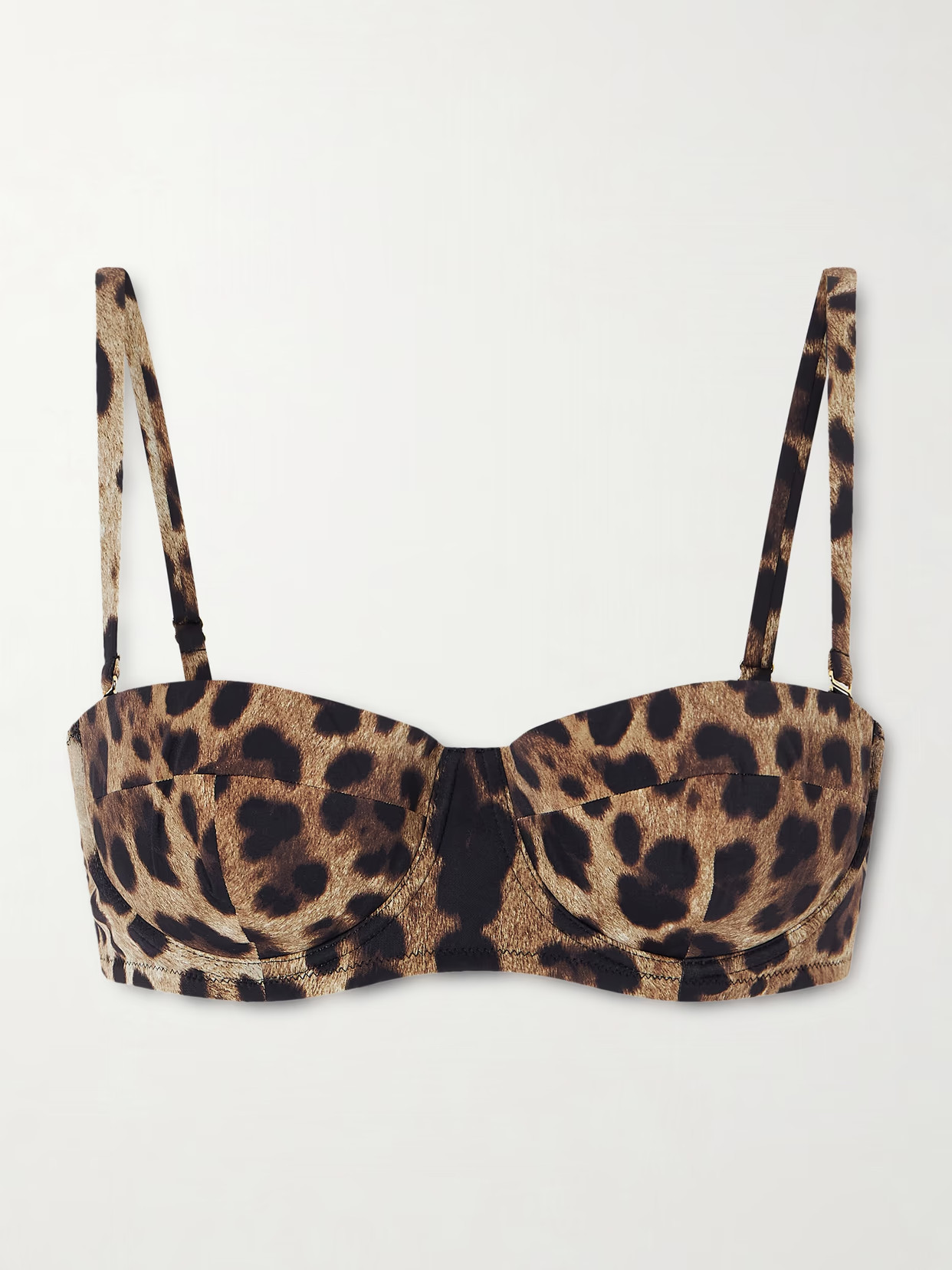 Dolce & Gabbana - Leopard-print Balconette Bikini Top - Animal Print | NET-A-PORTER (US)