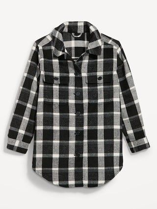 Plaid Soft-Brushed Utility Shacket for Women | Old Navy (US)