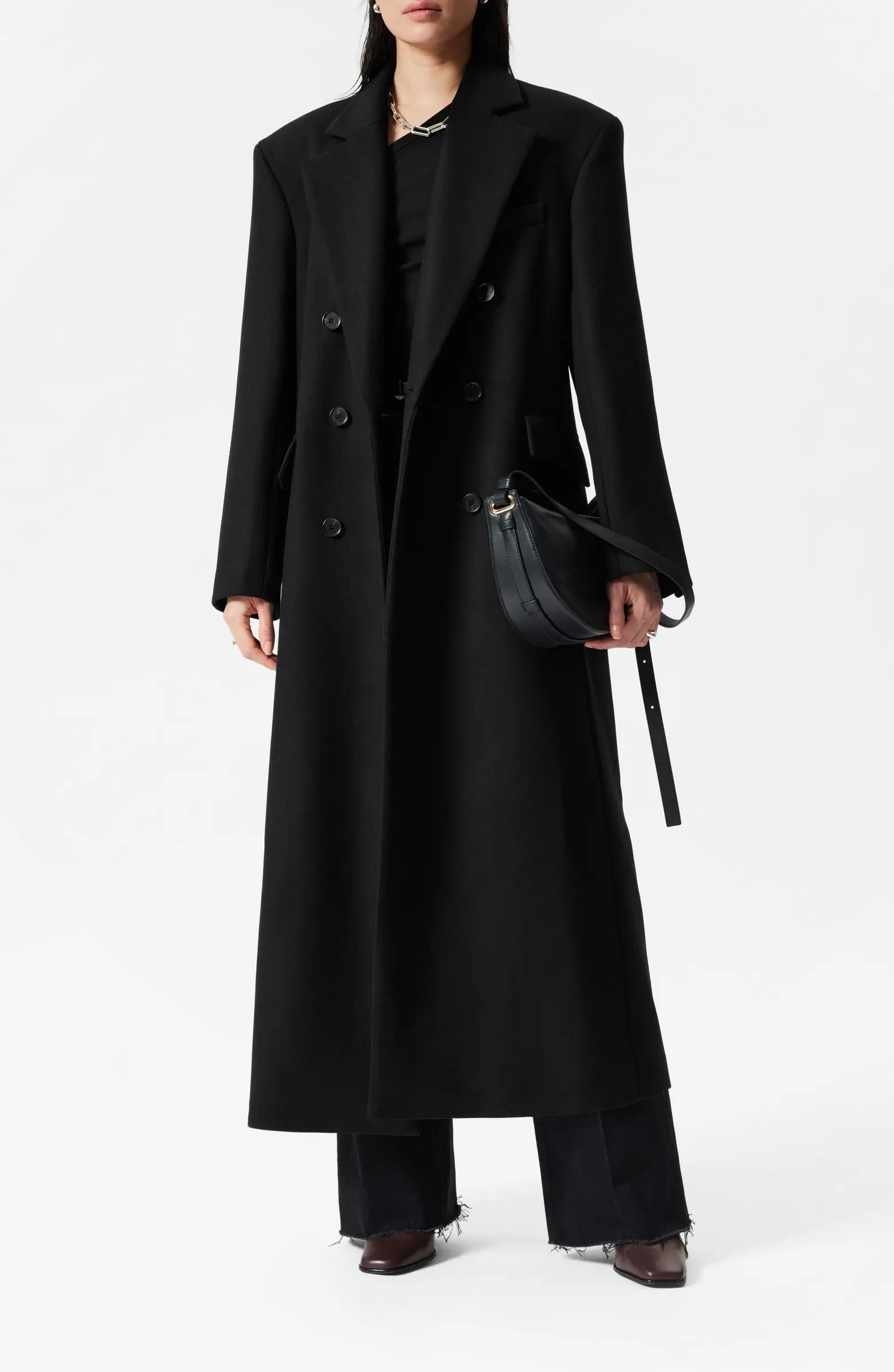 Longline Double Breasted Coat | Nordstrom