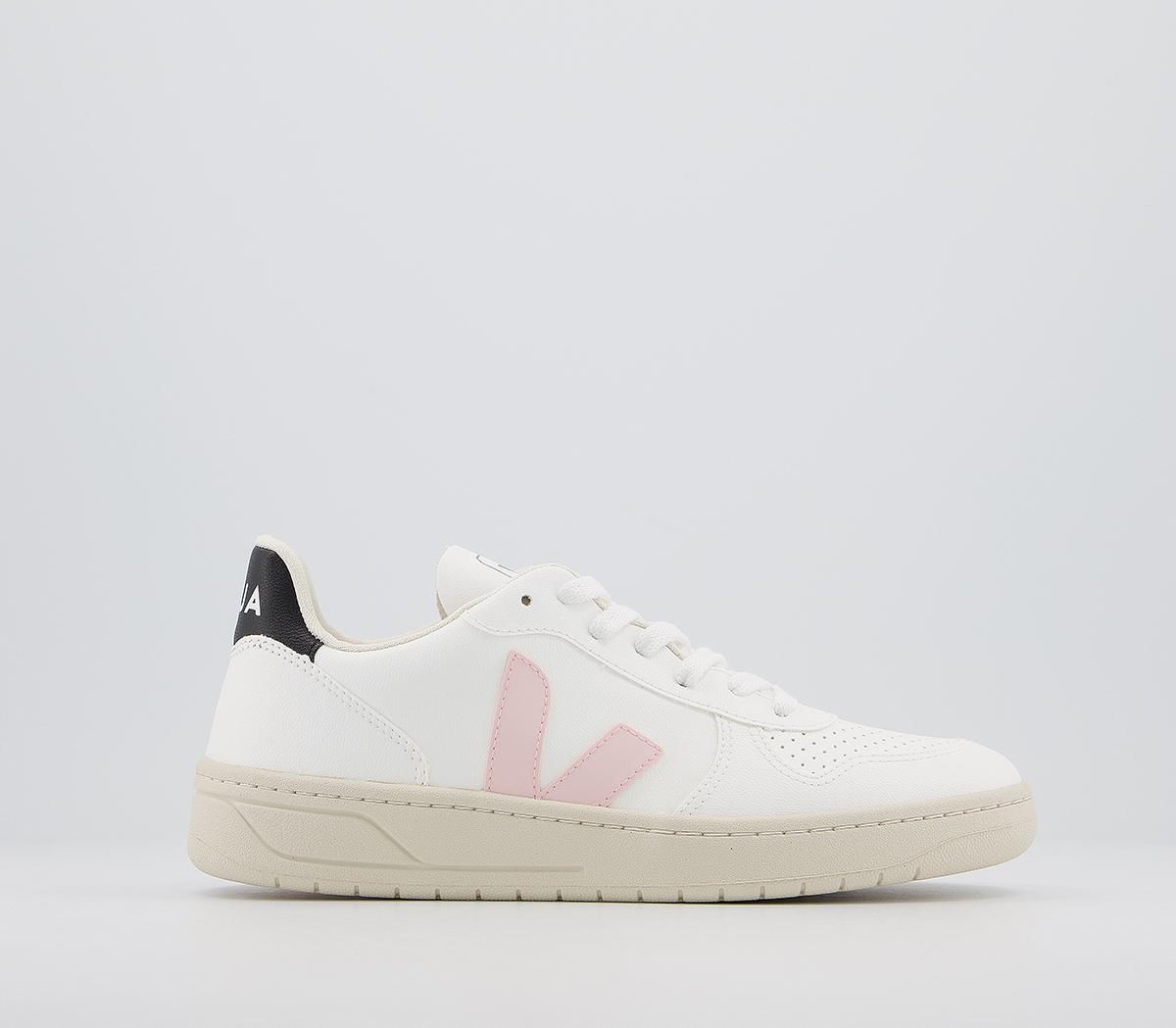 Veja V-10 Trainers White Petale Black F - Hers trainers | OFFICE London (UK)