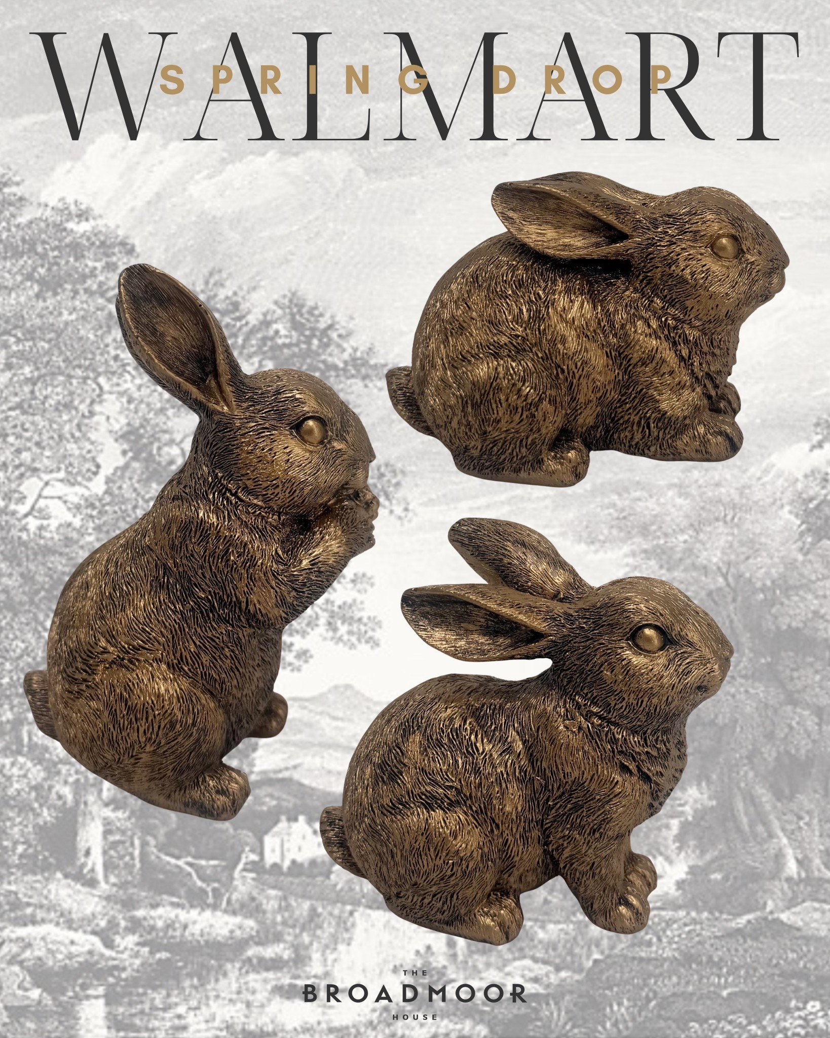 The cutest new gold bunnies at Walmart!! Under $5!!

#LTKHome #LTKSeasonal