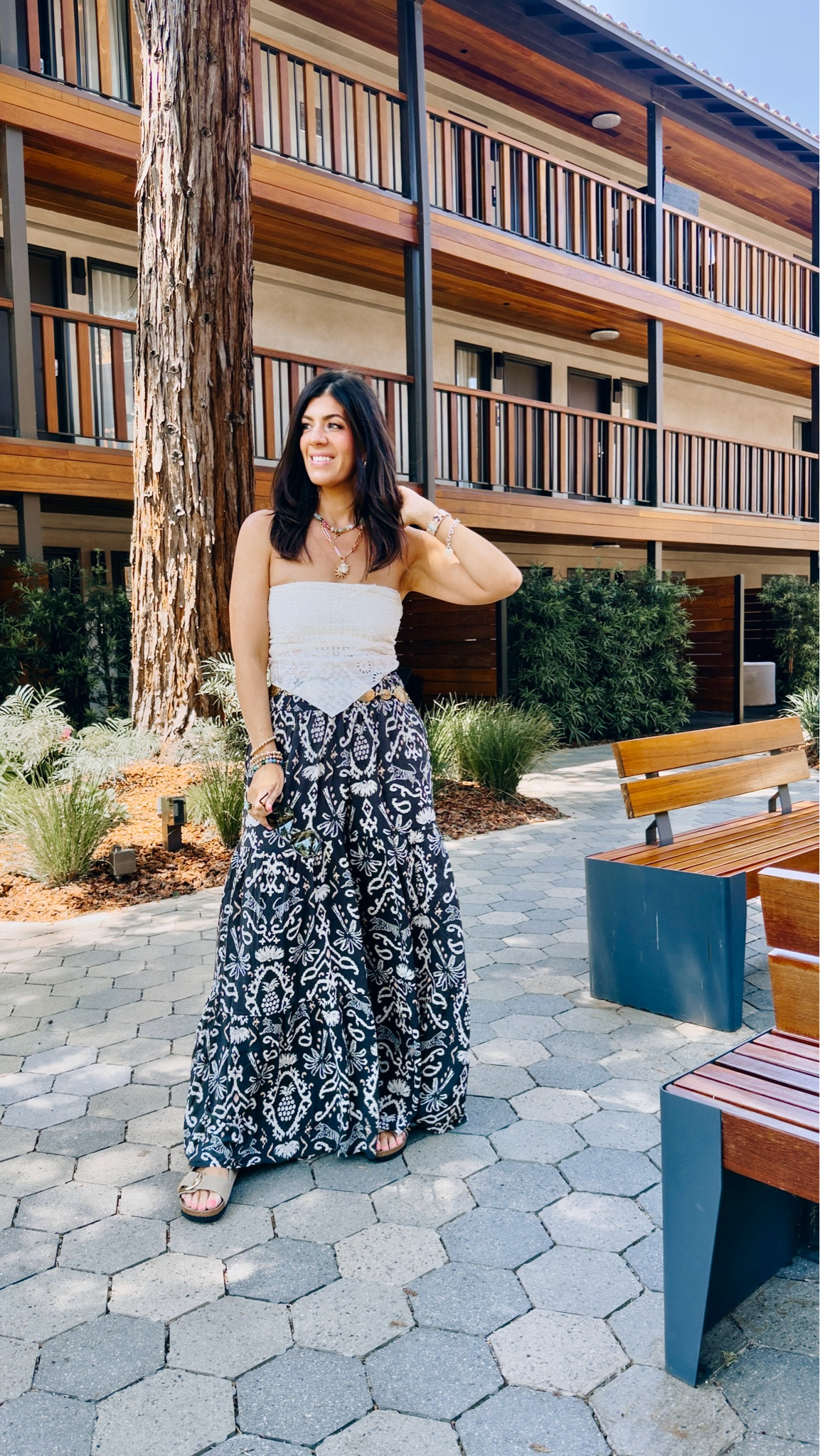What I wore to bottlerock music festival
In a medium scarf top and medium long

#LTKMidsize #LTKOver40 #LTKSaleAlert