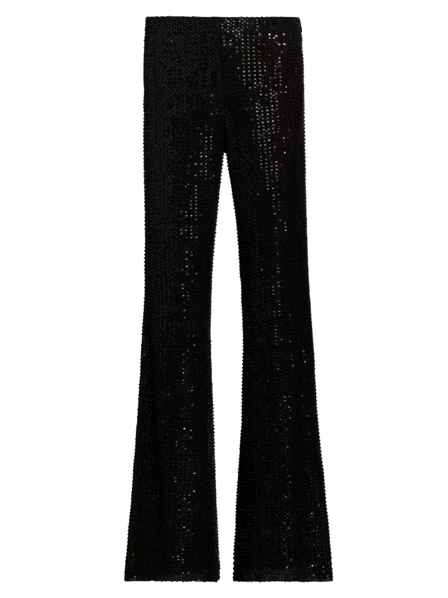 Ramy Brook Olivian Sequined Straight-Leg Pants | Saks Fifth Avenue | Saks Fifth Avenue