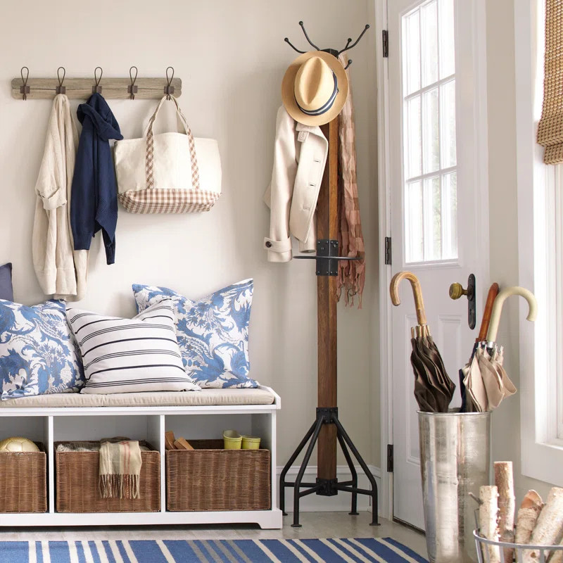 Donan 8 - Hooks Freestanding Coat Rack | Wayfair North America